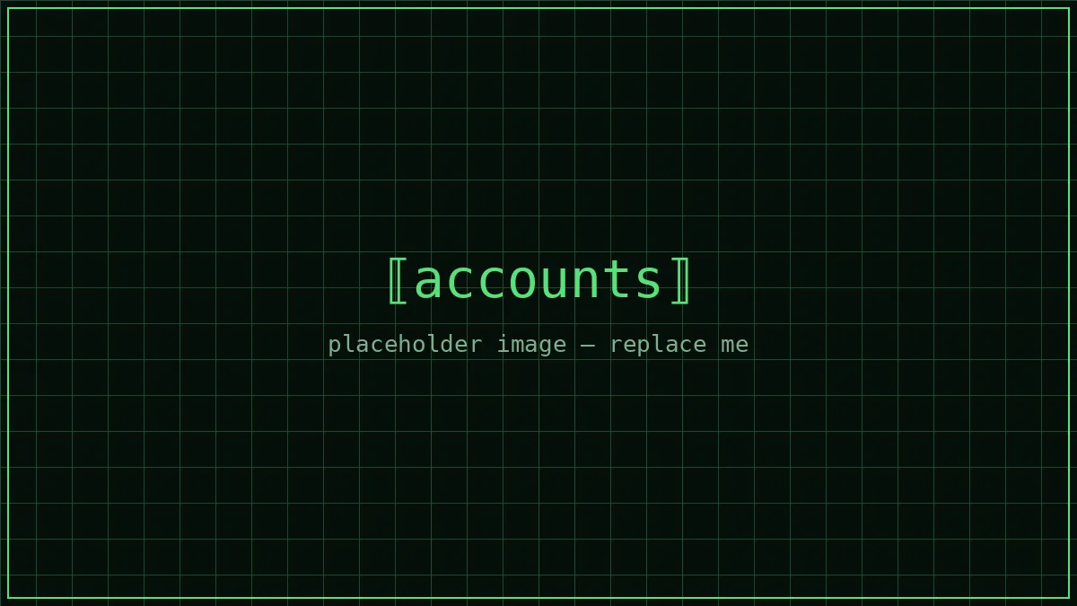 ⟦a placeholder plate where the accounts picture goes⟧