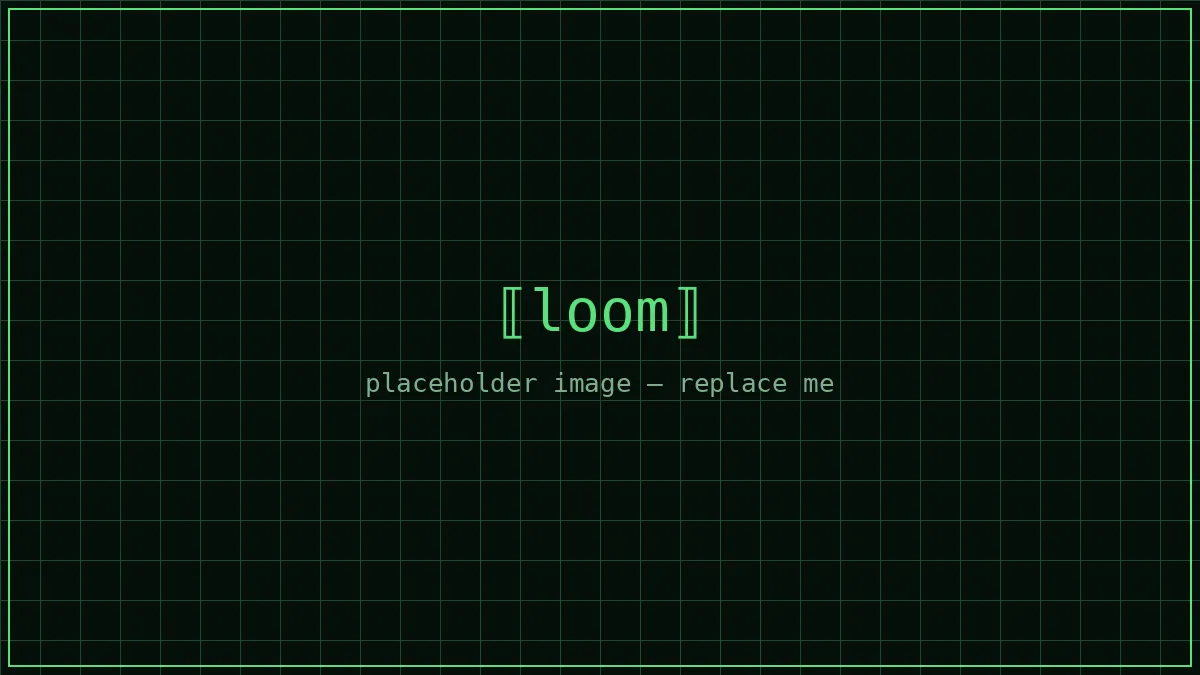 ⟦a placeholder plate where the loom diagram goes⟧